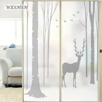 Static Cling Custom Size Glass Film Deer Forest Pattern Mould-Proof Reusable Decorative Window Sticker For Window Door Cabinet
Static Cling Custom Size Glass Film Deer Forest Pattern Mould-Proof Reusable Decorative Window Sticker For Window Door Cabinet