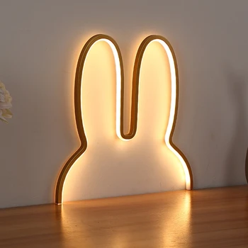 Creative Rabbit Head Shape LED Night Light Home Bar Club Decorative Color Desk 35ED
Creative Rabbit Head Shape LED Night Light Home Bar Club Decorative Color Desk 35ED