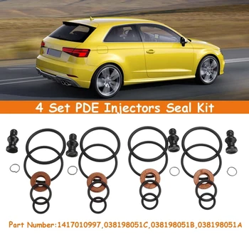 4Set Car PDE Injectors Seal Kit 1417010997 038198051B Replacement Accessories for Audi Seat for Skoda
4Set Car PDE Injectors Seal Kit 1417010997 038198051B Replacement Accessories for Audi Seat for Skoda