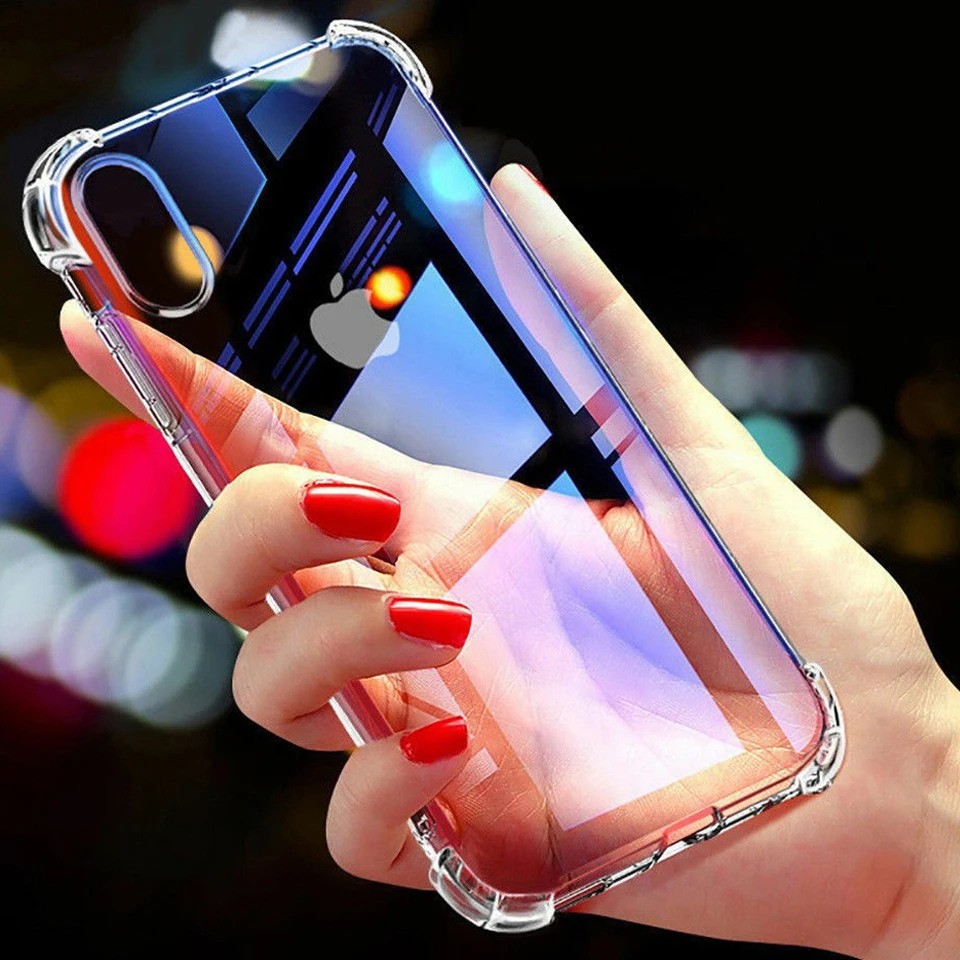 Shockproof Soft TPU Silicone Clear Case Phone Cover Reinforced Shell Funda for iPhone 5 5S SE 6 6S 7 8 Plus X XS 11 Pro MAX XR
Shockproof Soft TPU Silicone Clear Case Phone Cover Reinforced Shell Funda for iPhone 5 5S SE 6 6S 7 8 Plus X XS 11 Pro MAX XR