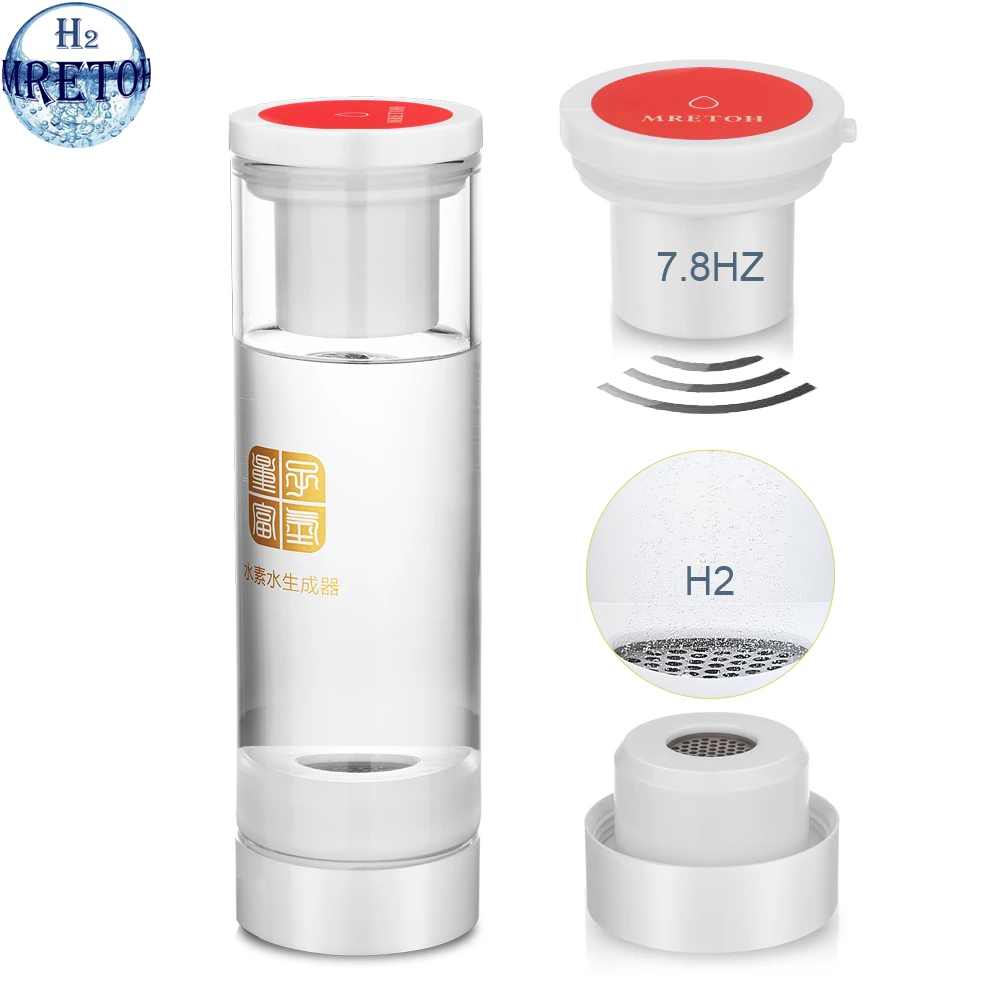 Improve Immunity Molecular Resonance 7.8HZ Rich Hydrogen Water Generator Membrane Electrolysis Alkaline Pure H2 Ionizer Bottle
Improve Immunity Molecular Resonance 7.8HZ Rich Hydrogen Water Generator Membrane Electrolysis Alkaline Pure H2 Ionizer Bottle