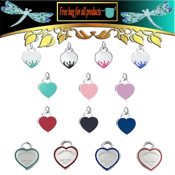 Woman Heart-shaped series Pendant S925 Sterling silver Jewelry Enamel fashion Logo accessories Valentine's Day gift
Woman Heart-shaped series Pendant S925 Sterling silver Jewelry Enamel fashion Logo accessories Valentine's Day gift