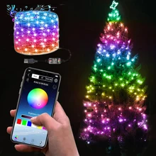 USB LED String Light For Christmas Tree Decor Smart Bluetooth xmas String Lights App Remote Control Light Christmas decoration
USB LED String Light For Christmas Tree Decor Smart Bluetooth xmas String Lights App Remote Control Light Christmas decoration