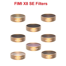 Filtros uv de fimi x8 se/cpl/nd4/8/16/32 estrela filtro noturno 3/4/5/6 em 1 conjunto drone lente filtros conjunto para fimi x8 se hd câmera(China)
