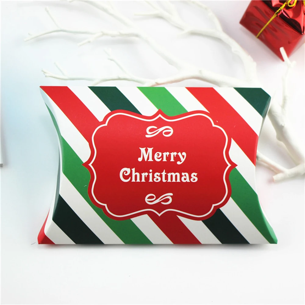 10PCS Christmas Pillow Box Santa Elk Cookie Box Origami Candy Gift Box Baking Packaging Holiday Theme Box Holiday Decoration
10PCS Christmas Pillow Box Santa Elk Cookie Box Origami Candy Gift Box Baking Packaging Holiday Theme Box Holiday Decoration