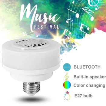 E27 LED Wireless Bluetooth Bulb Light Speaker RGB Phone Music Control Lamp smart light bulb led bulb e27 RGB lamp led lamp
E27 LED Wireless Bluetooth Bulb Light Speaker RGB Phone Music Control Lamp smart light bulb led bulb e27 RGB lamp led lamp