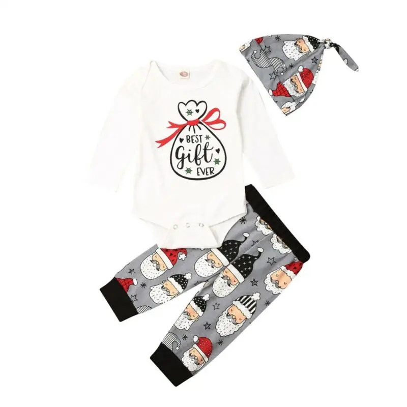 New 3Pcs Baby Boy Christmas Clothes Santa Gift Outfit Romper Pants Trousers Hat 0-18M
New 3Pcs Baby Boy Christmas Clothes Santa Gift Outfit Romper Pants Trousers Hat 0-18M