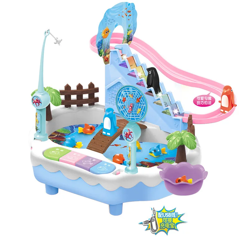 1567 New Style Multi-functional Little Pig Dinosaur Small Train Magnetic Electric Diaoyutai Children Summer Day Water Toys
1567 New Style Multi-functional Little Pig Dinosaur Small Train Magnetic Electric Diaoyutai Children Summer Day Water Toys