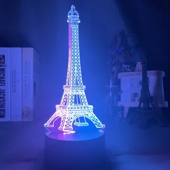 Double Color 3d Illusion Night Light Eiffel Tower for Home Decoration Nightlight Led Touch Sensor Hit Color Girl Night Lamp Gift
Double Color 3d Illusion Night Light Eiffel Tower for Home Decoration Nightlight Led Touch Sensor Hit Color Girl Night Lamp Gift
