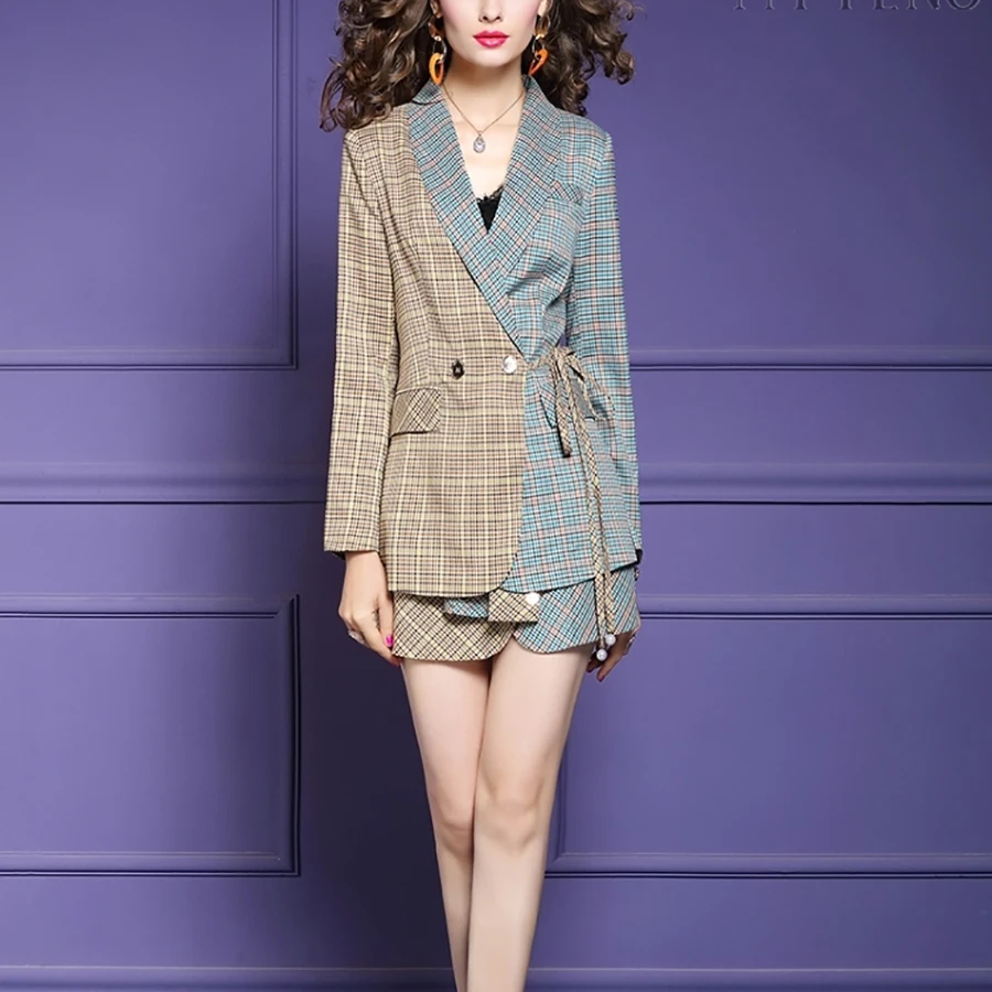 2019 Autumn Hit Color Palid Personality 2 Piece Outfits for Women Slim Drawstring Trun-down Collar Top Cirss-corss Skirt Sets
2019 Autumn Hit Color Palid Personality 2 Piece Outfits for Women Slim Drawstring Trun-down Collar Top Cirss-corss Skirt Sets