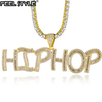 Hip Hop Custom Name Letters Cubic Zircon Bling Baguette Letters Iced Out Chain Pendants & Necklaces For Men Jewelry
Hip Hop Custom Name Letters Cubic Zircon Bling Baguette Letters Iced Out Chain Pendants & Necklaces For Men Jewelry