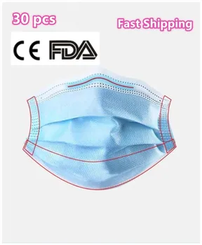 Fast Shipping 3-layer Masks 30pcs Disposable Anti-Dust Meltblown Cloth Masks Earloops Masks Adult Size Child Size Two Sizes
Fast Shipping 3-layer Masks 30pcs Disposable Anti-Dust Meltblown Cloth Masks Earloops Masks Adult Size Child Size Two Sizes