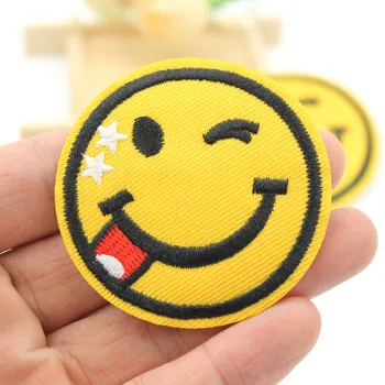 Cute Yellow Smile face Iron On Embroidery Patch Clothes Patches For Clothing Stickers Garment Diy hat Bag Accessories Wholesale
Cute Yellow Smile face Iron On Embroidery Patch Clothes Patches For Clothing Stickers Garment Diy hat Bag Accessories Wholesale