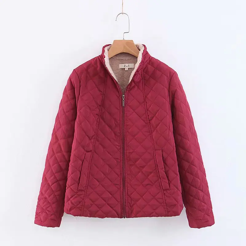 2018 Autumn And Winter New Style Stand Collar Short Plus-sized Quilting Rhombus Cotton-padded Clothes Women's D805
2018 Autumn And Winter New Style Stand Collar Short Plus-sized Quilting Rhombus Cotton-padded Clothes Women's D805