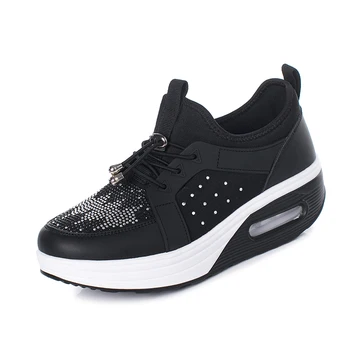 Swing Toning Shoes Women Weight Loss Air Cushion Fitness Shoes Ladies Breathable Lace Up Sport Wedge Slimming Sneakers
Swing Toning Shoes Women Weight Loss Air Cushion Fitness Shoes Ladies Breathable Lace Up Sport Wedge Slimming Sneakers