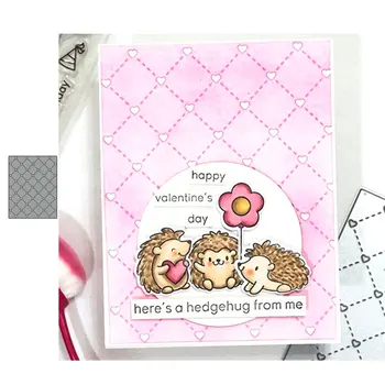 JC Heart Gridlines Frame Background Metal Cutting Dies Scrapbooking Die Cut Stencil Craft Handmade Tools Mold Mould Model Decor
JC Heart Gridlines Frame Background Metal Cutting Dies Scrapbooking Die Cut Stencil Craft Handmade Tools Mold Mould Model Decor
