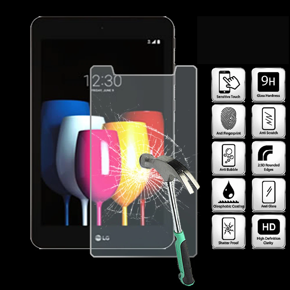 For LG G Pad IV 8.0 - 9H Tablet Tempered Glass Screen Protector Cover Explosion-Proof High Quality Screen Film
For LG G Pad IV 8.0 - 9H Tablet Tempered Glass Screen Protector Cover Explosion-Proof High Quality Screen Film