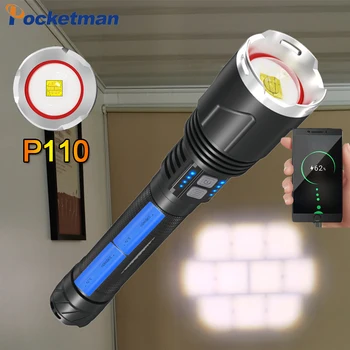 Newest XHP110 flashlight powerful flashlight torch lantern use 26650 battery with shoulder strap power display Camp Hunt
Newest XHP110 flashlight powerful flashlight torch lantern use 26650 battery with shoulder strap power display Camp Hunt