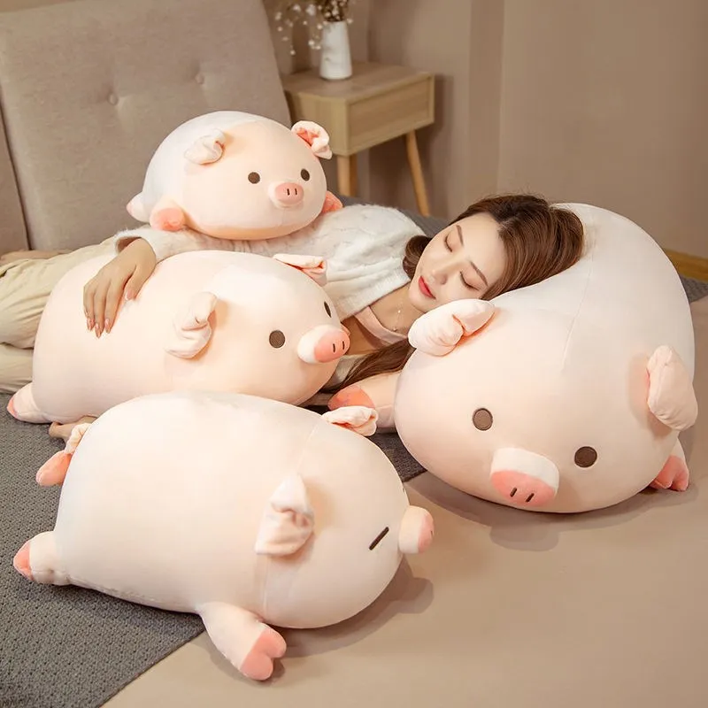 40-90CM Cartoon Squishy Pig Stuffed Doll Lying Plush Piggy Toy Animal Soft Plush Pillow For Kids Baby Comforting Birthday Gift
40-90CM Cartoon Squishy Pig Stuffed Doll Lying Plush Piggy Toy Animal Soft Plush Pillow For Kids Baby Comforting Birthday Gift