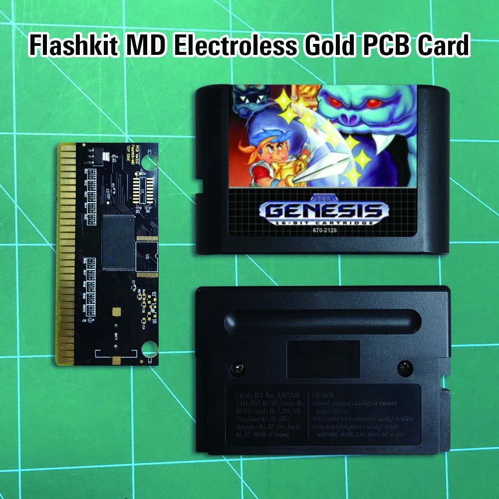 Фото Игровой Картридж для консоли MegaDrive Genesis 16-битный MD безэлектродной схема на основе