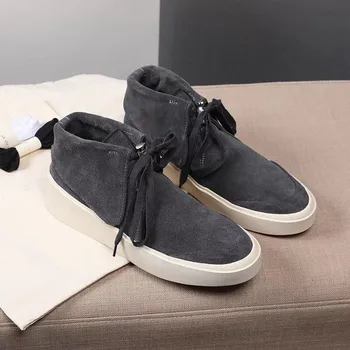 Pentacler New season suede Leather lace Up trainers Lace-up Flats Fog casual Shoes 
Pentacler New season suede Leather lace Up trainers Lace-up Flats Fog casual Shoes