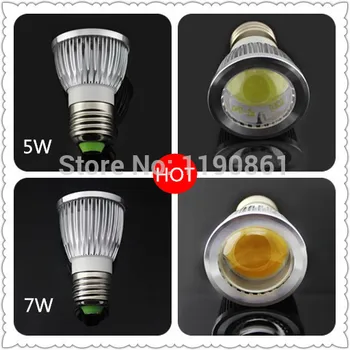 2014 Free shipping 110-240V dimmable 5W 7W E27 COB LED lamp light led Spotlight White/Warm white 4pcs/lot
2014 Free shipping 110-240V dimmable 5W 7W E27 COB LED lamp light led Spotlight White/Warm white 4pcs/lot