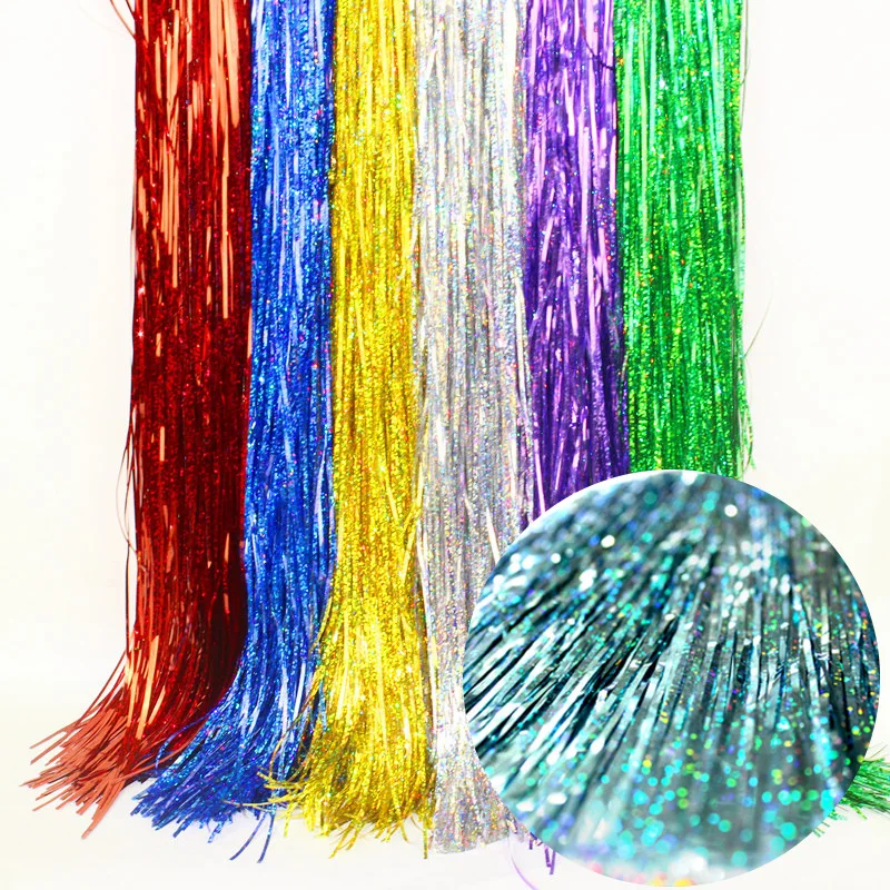 10set/lot 1m Christmas Wedding Backdrop Tinsel Curtain Cloth Festival Birthday Party Rain Photo Booth Decoration Party Supplies 
10set/lot 1m Christmas Wedding Backdrop Tinsel Curtain Cloth Festival Birthday Party Rain Photo Booth Decoration Party Supplies