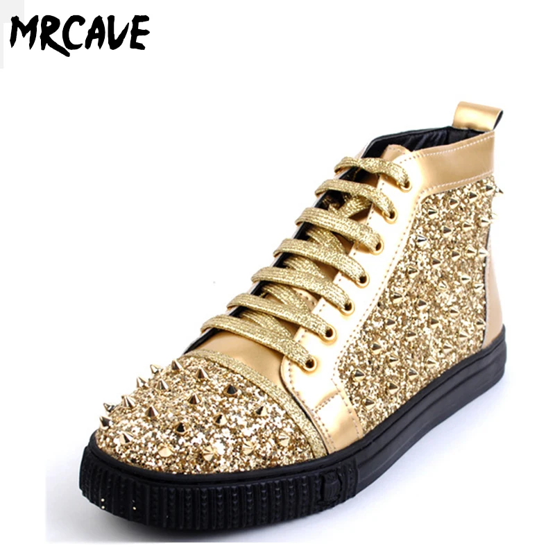 MRCAVE 2019Men's Sneakers 2018 Autumn And Winter Matte Leather High Top Men's Shoes Bling Rock Shoes Retro Casual Men's Boots
MRCAVE 2019Men's Sneakers 2018 Autumn And Winter Matte Leather High Top Men's Shoes Bling Rock Shoes Retro Casual Men's Boots