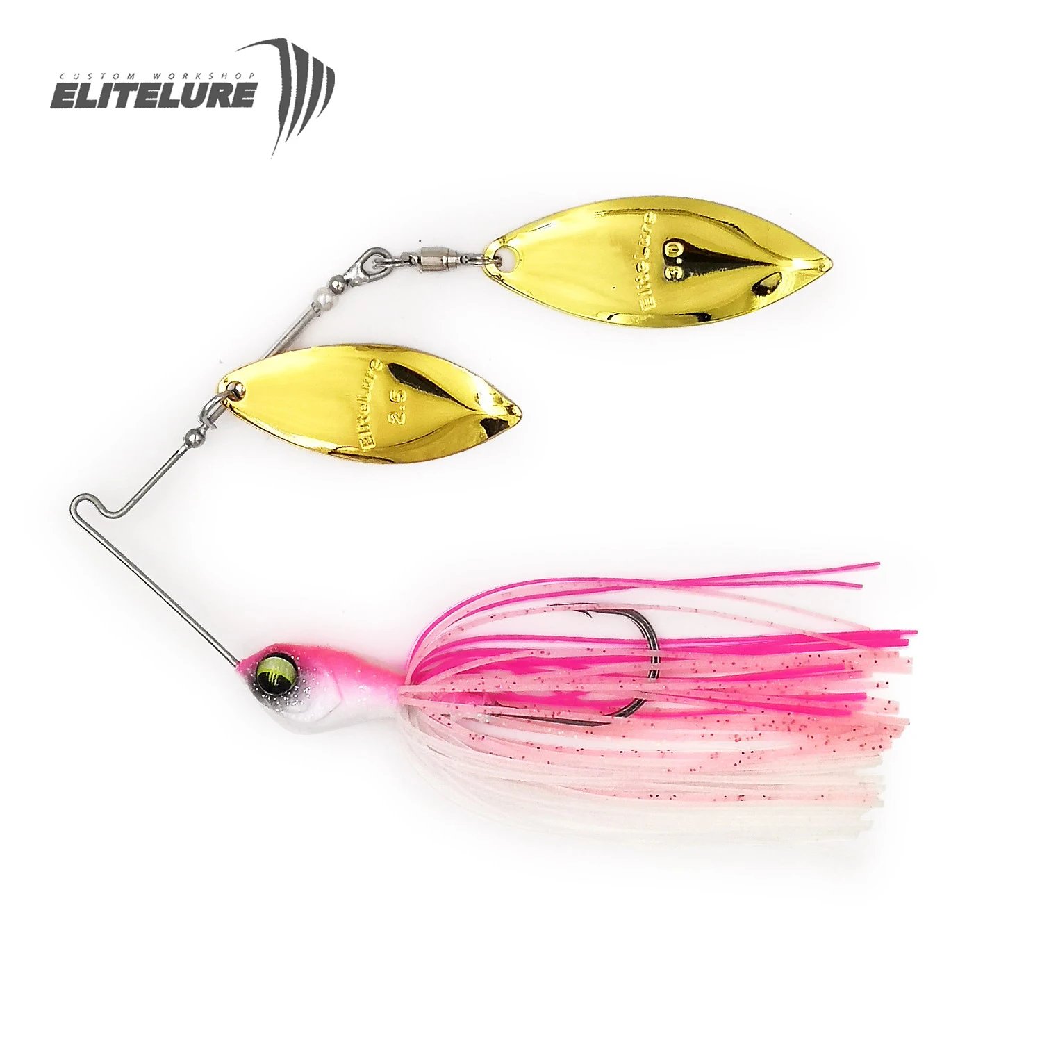 New ELITELURE Rubber Skirt Jig 10/14gSpinner Bait Spinning Lure Metal Spoon Wobbler With Barbed Hook For Bass Trout Pike Fishing | Спорт и