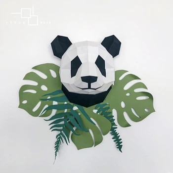 Ins Giant Panda Head 3d Paper DIY Handmade Modern Simple Living Room Wall Decoration Photography Accessories Home Decor 
Ins Giant Panda Head 3d Paper DIY Handmade Modern Simple Living Room Wall Decoration Photography Accessories Home Decor