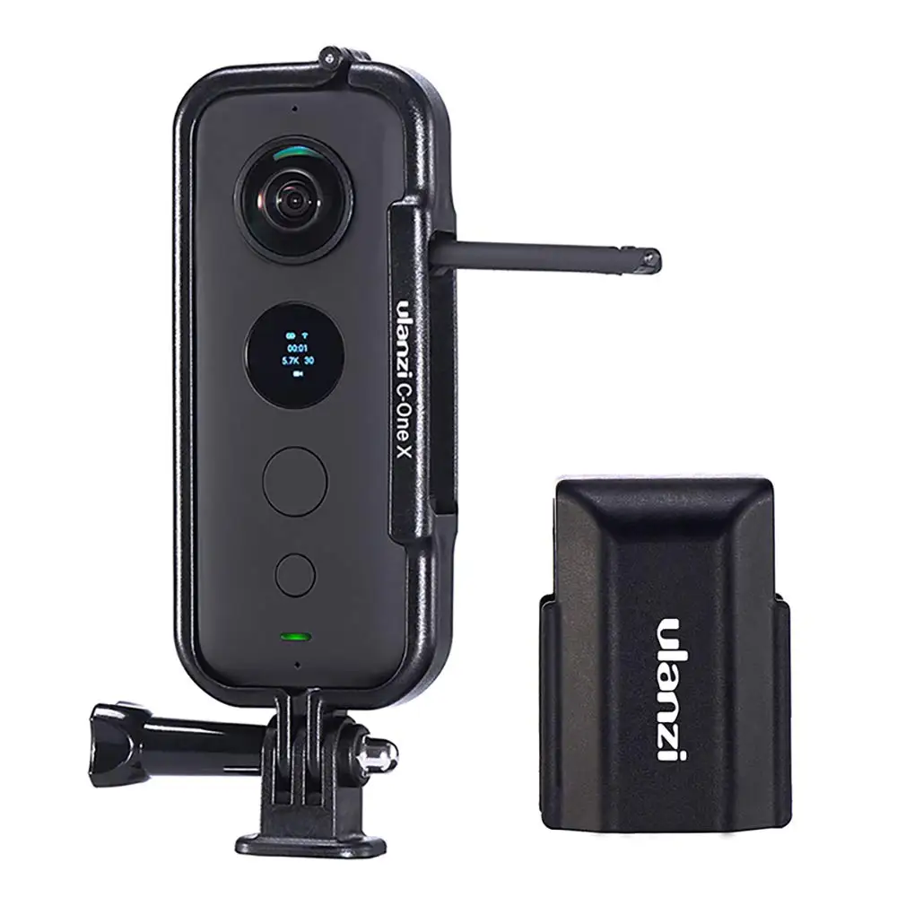 ULANZI Insta360 ONE X ABS Protective Frame/Protector Cover with Lens Cap for Insta360 One X with Adapter Mount Accessories
ULANZI Insta360 ONE X ABS Protective Frame/Protector Cover with Lens Cap for Insta360 One X with Adapter Mount Accessories