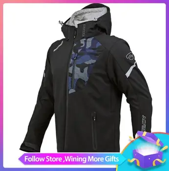 MOTOBOY Men's Winter Camouflage Motorcycle Riding Bike Jacket with Waterproof and Warm Liner and CE Protectors for 4 Season
