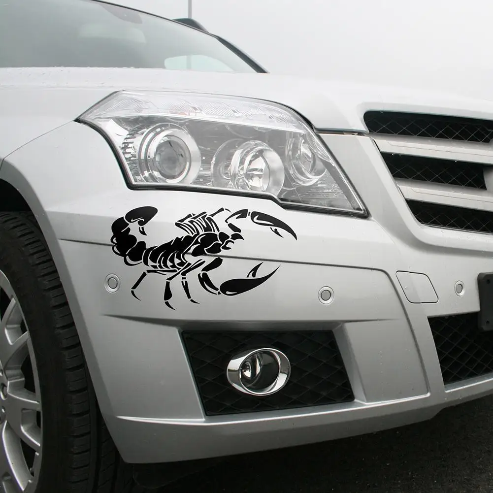 

1PCS 30cm Cute 3D Scorpion Car Stickers Car Styling Vinyl Decal Sticker For Cars Acessories Decoration