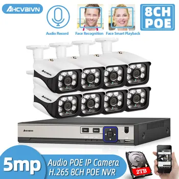 Face Detection Recognition 8CH 5MP Wireless NVR POE Security Camera System Outdoor CCTV Video Surveillance Video Recorder Kit
Face Detection Recognition 8CH 5MP Wireless NVR POE Security Camera System Outdoor CCTV Video Surveillance Video Recorder Kit