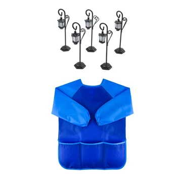 5 Pcs Streetlight Shape Wedding Party Reception Place Card Holder with a Card & 1x Waterproof Children's Drawing Blouse Art Apro
5 Pcs Streetlight Shape Wedding Party Reception Place Card Holder with a Card & 1x Waterproof Children's Drawing Blouse Art Apro