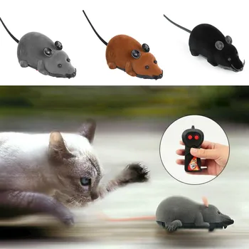 New Cat Toys Remote Control Wireless RC Simulation Mouse Toy Electronic Rat Mice Toy For Kitten Cat Novelty Toy
New Cat Toys Remote Control Wireless RC Simulation Mouse Toy Electronic Rat Mice Toy For Kitten Cat Novelty Toy