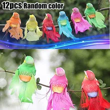 12pcs DIY Mini Craft Birds Artificial Feather Foam Simulation Bird Animal Statues Lawn Creative Craft Gift Bird Garden Decor
12pcs DIY Mini Craft Birds Artificial Feather Foam Simulation Bird Animal Statues Lawn Creative Craft Gift Bird Garden Decor