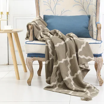 Aggcual geometric nordic throw blanket gray tassel knitted sofa blanket cover thickened autumn and winter Shawl scarf warm b144
Aggcual geometric nordic throw blanket gray tassel knitted sofa blanket cover thickened autumn and winter Shawl scarf warm b144