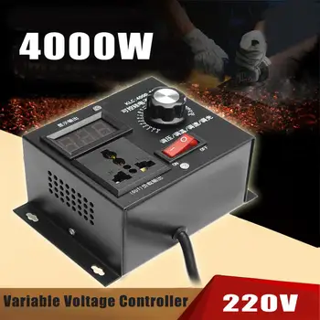 220V 4000W Variable Voltage Controller For Fan Speed Motor Control Dimmer Speed Temperature Voltage Adjustment
220V 4000W Variable Voltage Controller For Fan Speed Motor Control Dimmer Speed Temperature Voltage Adjustment
