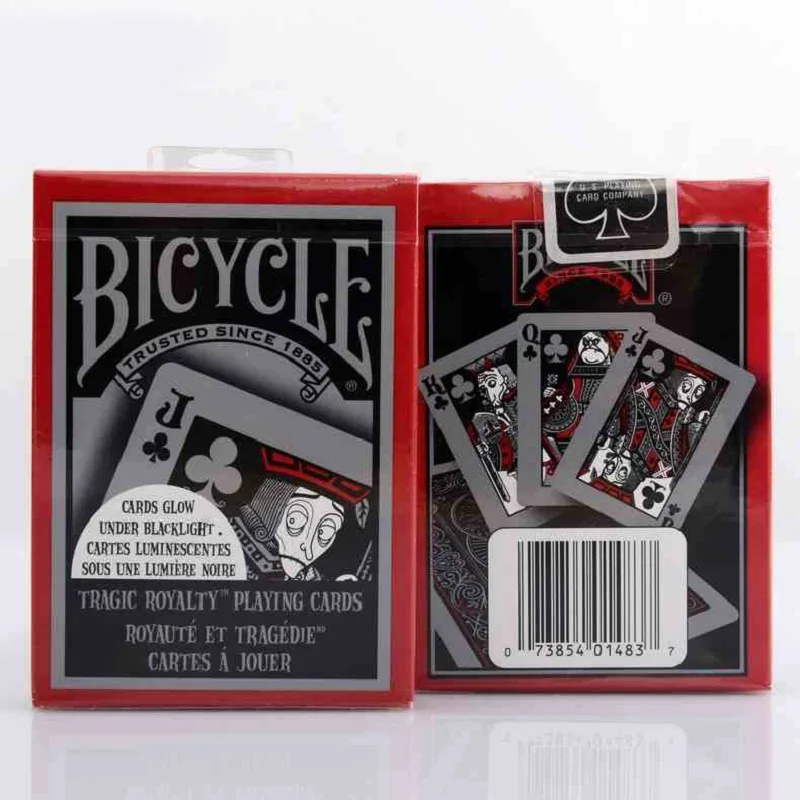 1 deck Bicycle Cards TragicRoyalty Bicycle Playing Cards Regular Bicycle Deck Rider Back Card Magic Trick Magic Props
1 deck Bicycle Cards TragicRoyalty Bicycle Playing Cards Regular Bicycle Deck Rider Back Card Magic Trick Magic Props