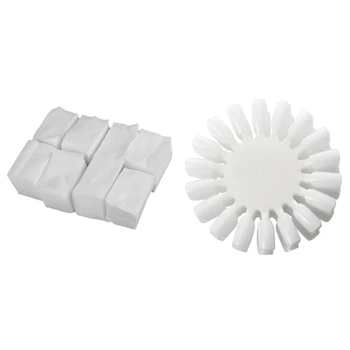 10Pcs Nail Art Tips Gel Acrylic Display Practice Wheel & 900Pcs White Lint Free Nail Art Wipes Cotton Pad
10Pcs Nail Art Tips Gel Acrylic Display Practice Wheel & 900Pcs White Lint Free Nail Art Wipes Cotton Pad