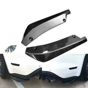 2Pcs Carbon Fiber ABS Car Rear Bumper Protector Diffuser Rear Lip Wrap Angle Splitters Universal Car Accessories
2Pcs Carbon Fiber ABS Car Rear Bumper Protector Diffuser Rear Lip Wrap Angle Splitters Universal Car Accessories
