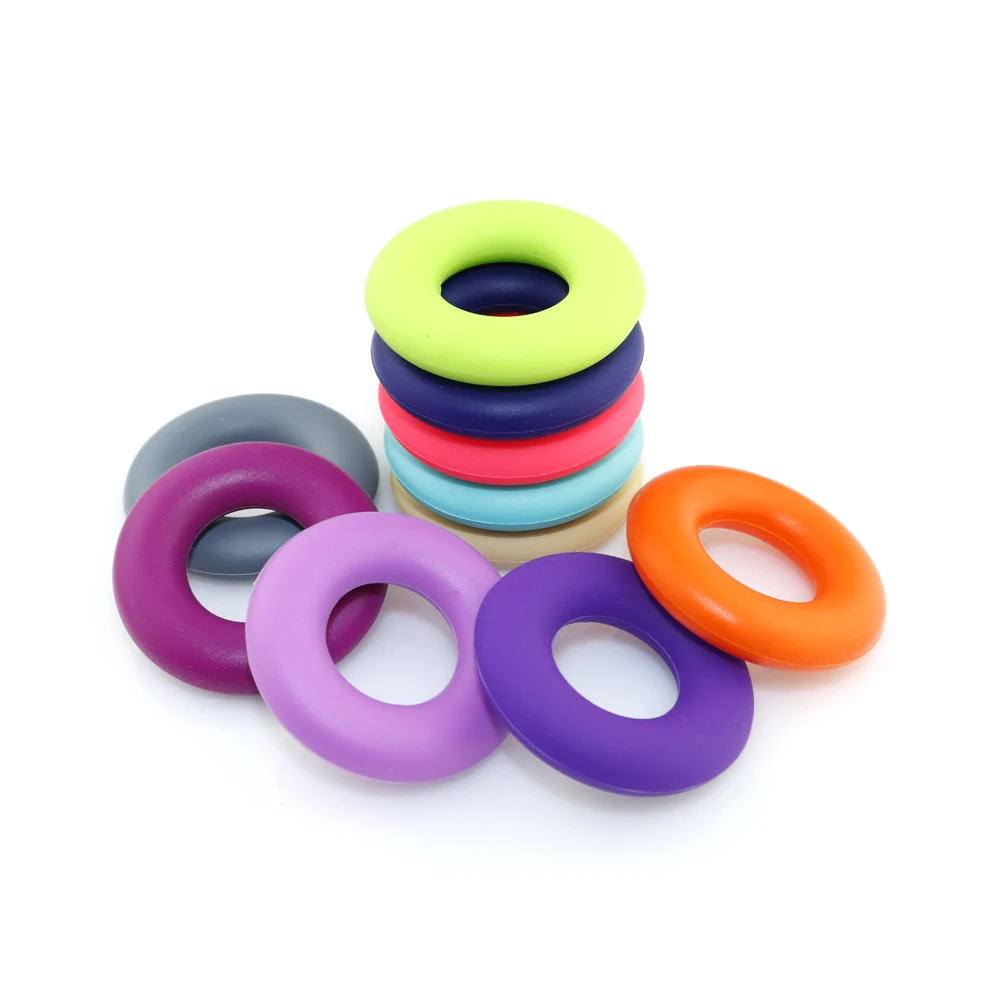 Donut Shape Teether BPA Food Grade Baby Silicone For DIY Necklace Teething Pendants Baby Infant Silicone Beads For DIY
Donut Shape Teether BPA Food Grade Baby Silicone For DIY Necklace Teething Pendants Baby Infant Silicone Beads For DIY