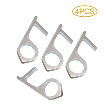 4 Pack EDC Door Opener Hygiene Hand-Handheld Non-Contact Stylus Keychain Keep Hands Clean Elevator Button Press Tool
4 Pack EDC Door Opener Hygiene Hand-Handheld Non-Contact Stylus Keychain Keep Hands Clean Elevator Button Press Tool