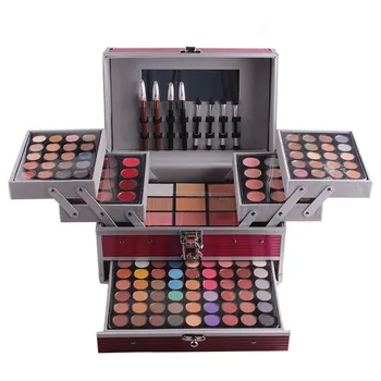 Cosmetic Case Aluminum Makeup Set Box Matte Shimmer Eye Shadow,Concealer,Lipgloss,Blush Powder,Eyebrow,eye liner pen
Cosmetic Case Aluminum Makeup Set Box Matte Shimmer Eye Shadow,Concealer,Lipgloss,Blush Powder,Eyebrow,eye liner pen