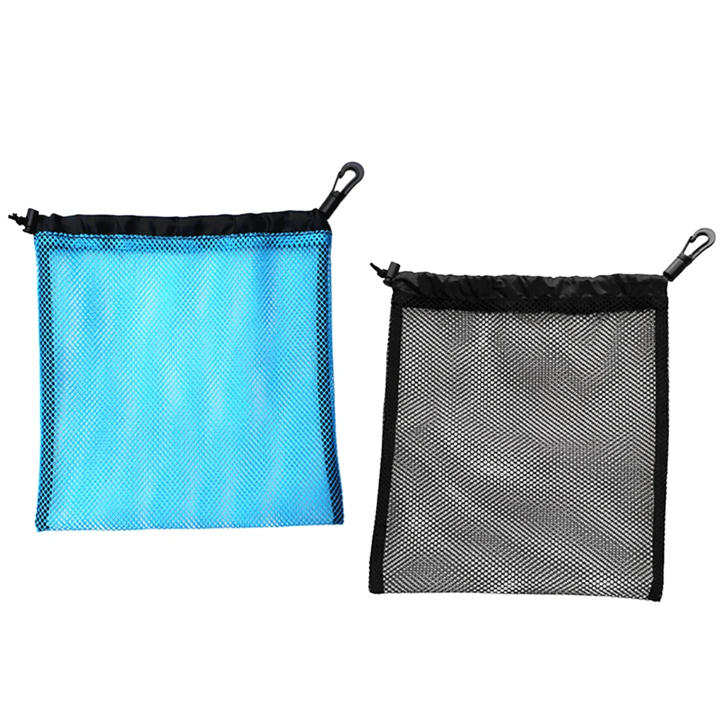 2X Scuba Diving Gear, Golf Ball, Table Tennis Drawstring Mesh Net Carry Bag 2X Scuba Diving Gear, Golf Ball, Table Tennis Drawstring Mesh Net Carry Bag
