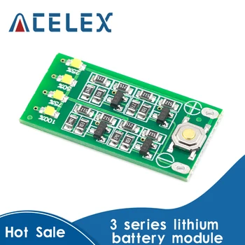 3S 11.1V 12V 12.6V Lithium Battery Capacity Indicator Module Lipo Li-ion Power Level Display Board 3 Series 9-26V
3S 11.1V 12V 12.6V Lithium Battery Capacity Indicator Module Lipo Li-ion Power Level Display Board 3 Series 9-26V