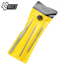 3pcs/set Stainless Steel Tools Kit Teeth Tartar Scraper Mouth Mirror Dentists Pick Tool Teeth Scaler for Teeth Kit New
3pcs/set Stainless Steel Tools Kit Teeth Tartar Scraper Mouth Mirror Dentists Pick Tool Teeth Scaler for Teeth Kit New