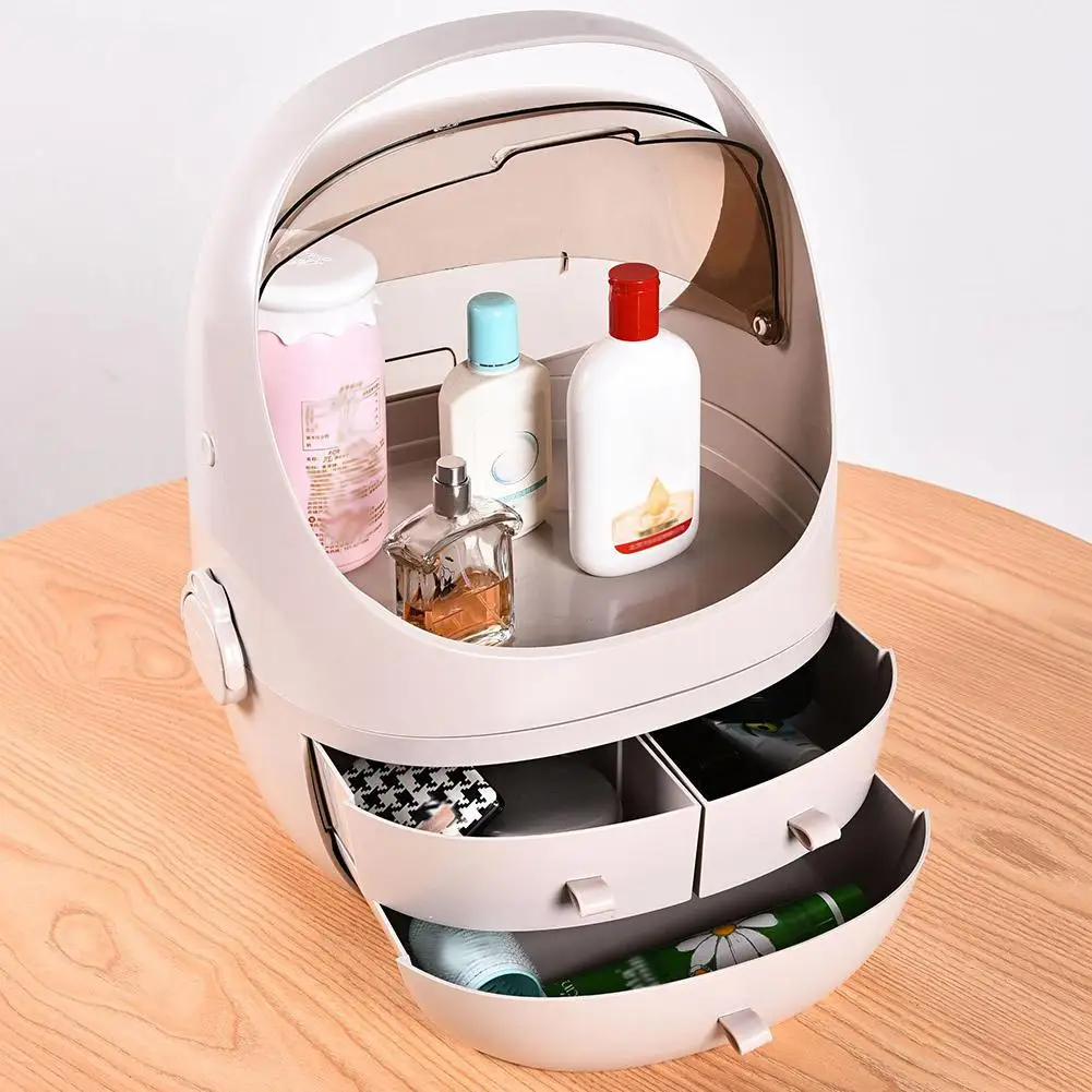 Desk Makeup Storage Box Organizer Drawer Holder Container with Door Lid dust-proof Cosmetics Storage Container Makeup Box 2019
Desk Makeup Storage Box Organizer Drawer Holder Container with Door Lid dust-proof Cosmetics Storage Container Makeup Box 2019