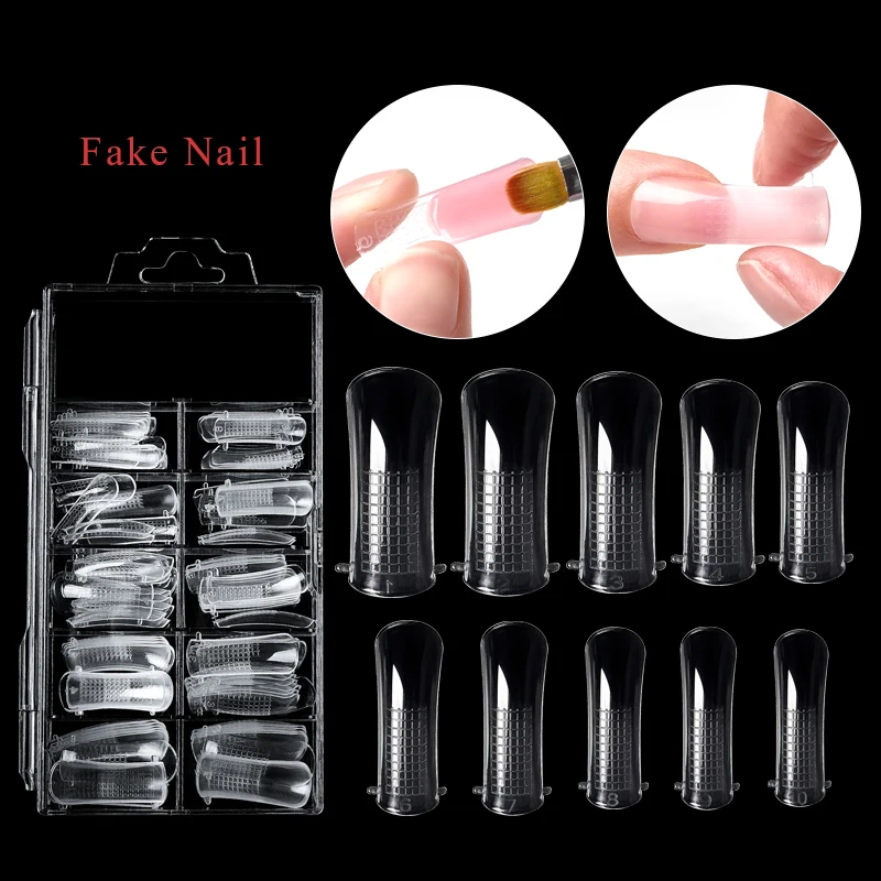 1 Box Clear Full Cover Nail Forms Acrylic False Fake Nails Quick Building Mold Tips Nail Finger Extension Nail Tool
1 Box Clear Full Cover Nail Forms Acrylic False Fake Nails Quick Building Mold Tips Nail Finger Extension Nail Tool